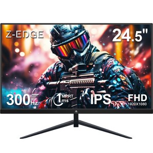 Z-EDGE UG25S 300Hz IPS Gaming Monitor, FHD 1920*1080, 1ms Frameless LED, AMD Freesync Premium Display Port HDMI - 1 of 4