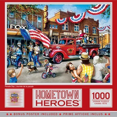 MasterPieces Hometown Heroes Puzzles Collection - Parade Day 1000 Piece Jigsaw Puzzle