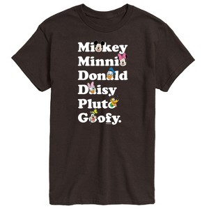 Men's - Disney - Character Logo Short Sleeve Graphic T-Shirt - 1 of 4