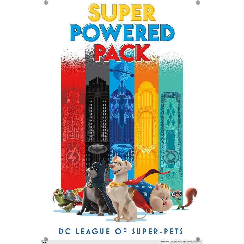 Trends International DC Comics Movie DC League of Super-Pets - Skyline Unframed Wall Poster Prints, 4 of 7