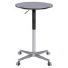 NicBex Side Table Simple Aluminum Bar Table with Height Adjustable Modern Movable Stand Desk for Bederoom and Living Room - 4 of 4