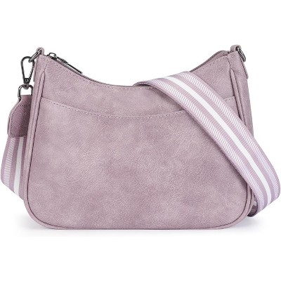 Trendy Leather Crossbody Purse with Adjustable Strap, Women's Shoulder Handbag