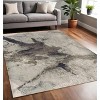 Taupe Brown And Black Abstract Area Rug - 2 of 4