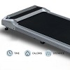 SEVOBAL Walking Pad Running 2.5HP Cushioned Belt Folding Portable Treadmill Spacious Surface Under Desk for Home Gym Office, Gray, 45.7"*19.1"*4.2" - 3 of 4