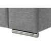 Linen Accent Chair with Removable Cushions, Full Foam Seat and Stainless Steel Legs for Living Room - 4 of 4