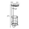 iDesign Toilet Paper Stand with Storage Shelf - 3 of 4