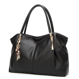 Women's Tote Bag Bags, Large Leather Shoulder Bag Purse Top Handle Hobo Handbag - 1 of 4