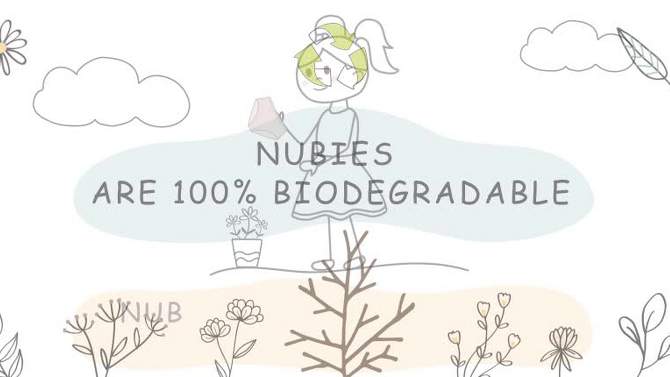 Nubies Essentials Girls' 5pk Heart Print Underwear - White, 2 of 6, play video
