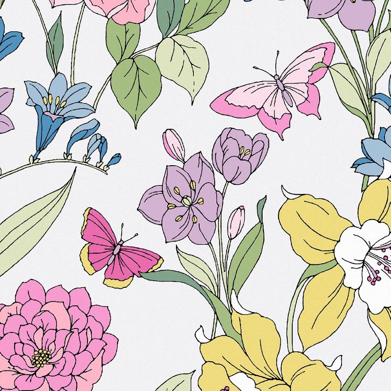 Laura Ashley Gilly Multicolor Wallpaper, 1 of 7