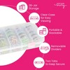 Everything Mary Large Plastic Bead Storage Organizer Box, 28 Jars - 4 of 4