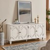 Okak 65/34" Modern Buffet Cabinet with Storage,Fluted Sideboard Console Table with Adjustable Shelves for Entryway/Kitchen/Dining Room - 2 of 4