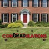 Big Dot of Happiness Red Graduation Party Yard Signs - Outdoor Lawn Decorations - ConGRADulations - 3 of 4