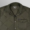 Men's Quilted Shirt Jacket - Olive - Small - 3 of 4