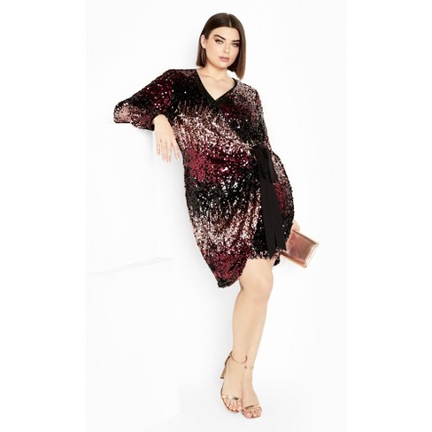 City chic hotsell ombre dress