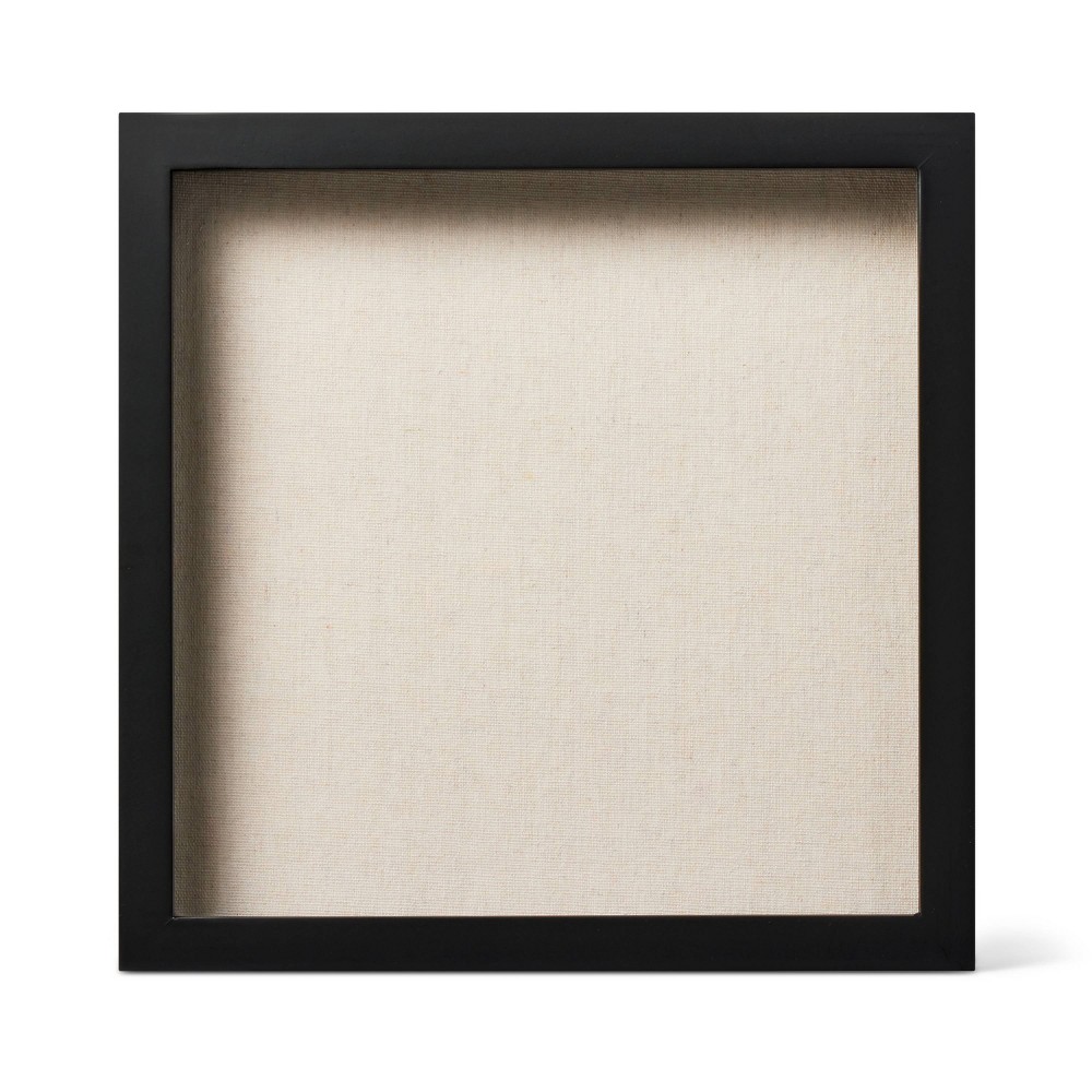 Photos - Accessory MDF Shadow Box Frame Unfinished Craft 12"x12" Black - Mondo Llama™