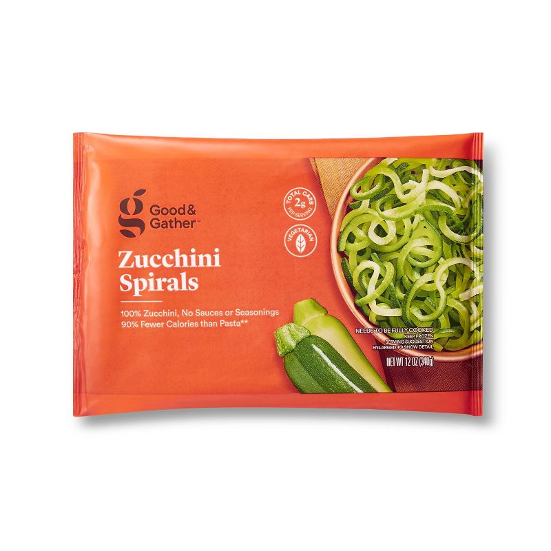 Frozen Zucchini Spirals - 12oz - Good &#38; Gather&#8482;, 1 of 6