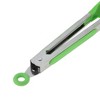 Unique Bargains Serving Tongs Lace Silicone Head Food Tong 7-Inch Dishwasher Safe Stainless Steel Silicone 1Pcs - 3 of 3