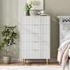 Modern 6 Drawer Dresser for Bedroom with Gold Handle and Large Drawer - 4 of 4