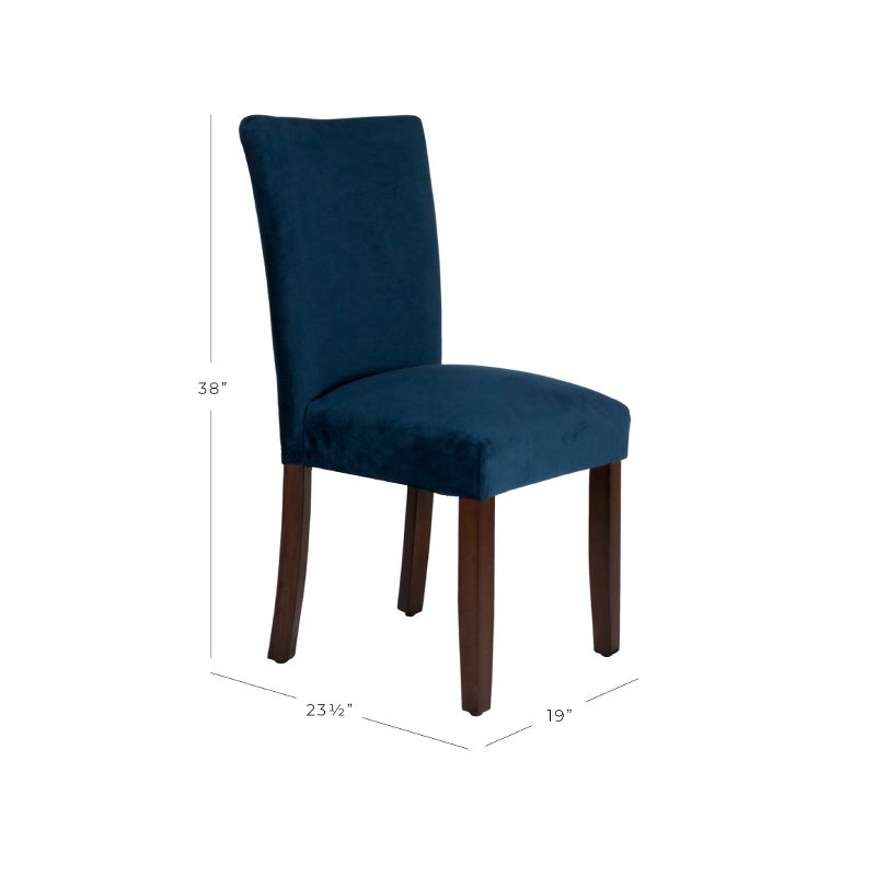 Set of 2 Parsons Velvet Dining Chair - HomePop, 2 of 17