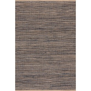 Home Conservatory Striped Handwoven Jute Indoor Area Rug - 1 of 4