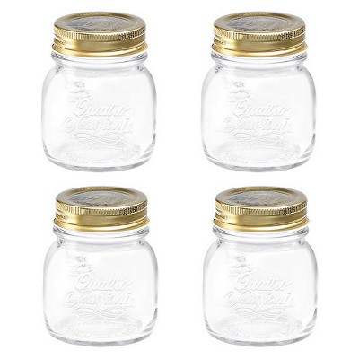 Bormioli Rocco Quattro Stagioni Mason Jar 5 oz - Set of 4