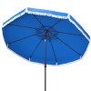 Milan Fringe 9Ft Crank Push Button Tilt Umbrella - PAT8008 - Safavieh - 4 of 4