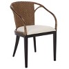 Kumi Arm Chair - ACH4902 - Brown/Ivory - Safavieh - 4 of 4