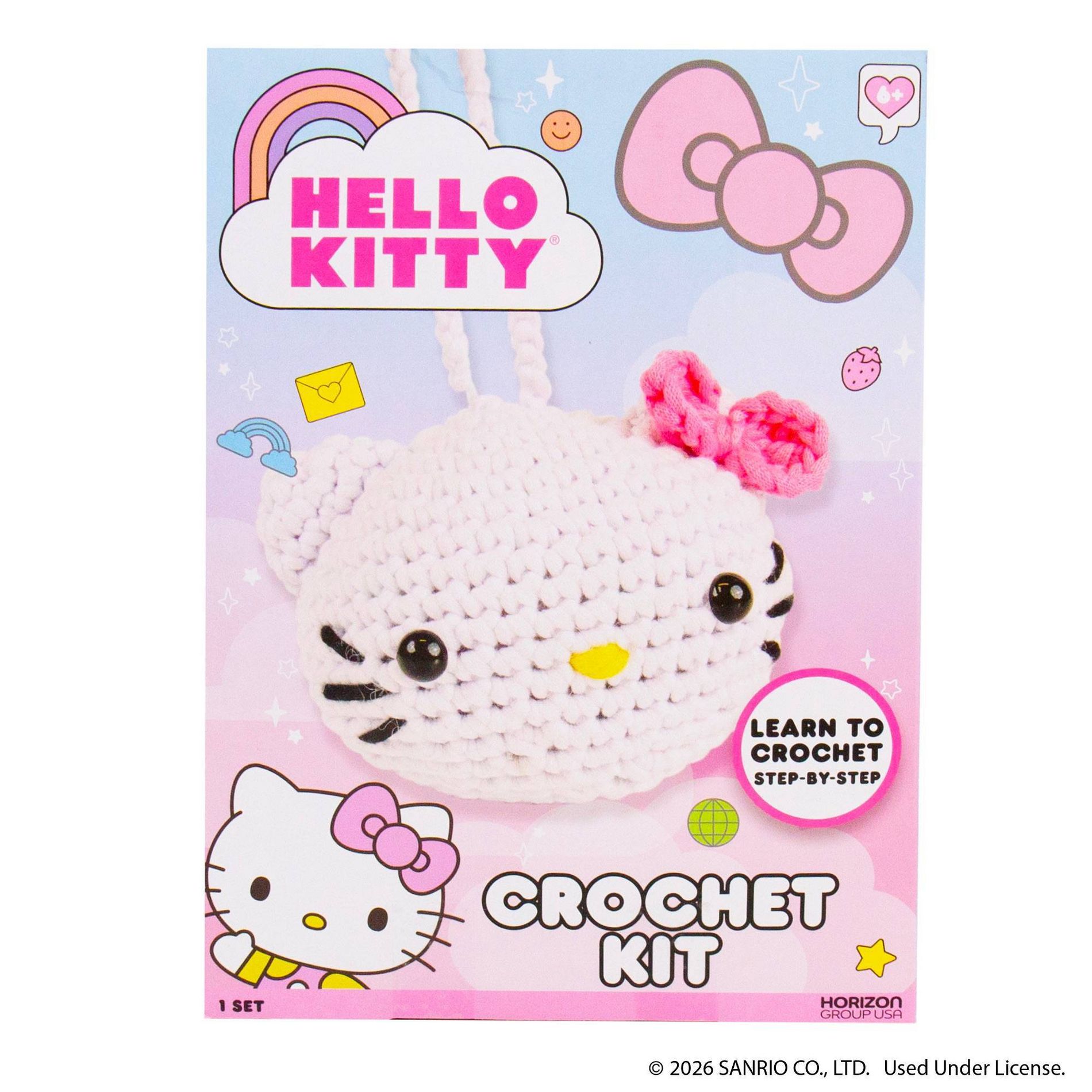 Hello Kitty And Friends Bag Charm Crochet Kit