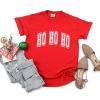 Simply Sage Market Ho Ho Ho Varsity Thick Outline Garment Dyed Tee - 3 of 4