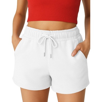 FIONECA Womens Shorts - SweatShorts Workout Gym Shorts for Women Trendy Fashion Athletic Casual Summer Lounge Sweat Bermuda