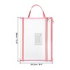 Unique Bargains Office Business A4 Nylon Document Pouch Mesh Zip Files Handle Bag with Name Tag - 2 of 4