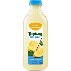 Tropicana Zero Sugar Classic Lemonade - 46oz - 1 of 4