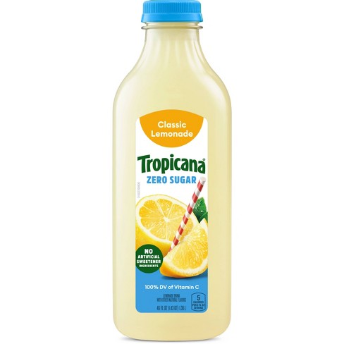 Tropicana Zero Sugar Classic Lemonade - 46oz - image 1 of 4