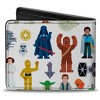 Adult Star Wars Classic Characters and Icons Collage Bi-Fold Wallet - 2 of 3