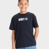 Boys' Rocky Balboa Short Sleeve Graphic T-Shirt - Black - 2 of 4