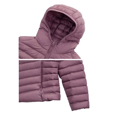 Rokka&Rolla Women's Ultra-Light Real Down Packable Puffer Jacket-Nostalgia Rose, size XX Large — фото 6