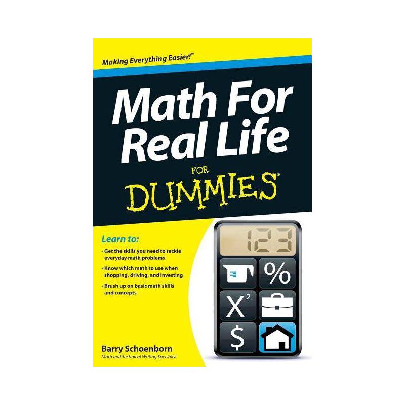 Math for Real Life for Dummies - (For Dummies) by  Barry Schoenborn (Paperback), 1 of 2