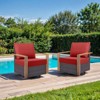 Buenhomino Outdoor Deep Seat Cushion Set 24 x 22 x 6 Inch - 2 Set - 2 of 4