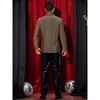 Lars Amadeus Men's Nightclub Shiny Party Glitter Long Sleeve Turtleneck T-Shirt - 3 of 4