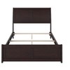 AFI Furnishings Portland Full Traditional Bed with Matching Footboard and Turbo Charger in Espresso - 2 of 4