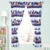 Everyday Kids Rescue Fire and Police Drapes Themed Bedroom Décor with Trucks and Cars; 4-Pc Kid Curtains with 2 Tiebacks - 4 of 4