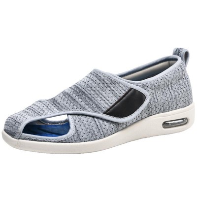 Women's Easy On/Off Velcro Walking Shoes Breathable Extra Wide Widths Adjustable Velcro Diabetic Shoes