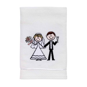 Avanti Bride & Groom Hand Towel - 1 of 3
