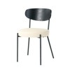 2 Pcs Kitchen PU Dining Chair, Dining Chair With Back, Indoor Upholstered Chair With Metal Legs, Accent Chairs For Kitchen Dining Room Living Room - 3 of 4