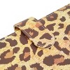 Paper Junkie Leopard Decorative PU Leather 3 Ring Binder Portfolio with 1 inch Business Portfolio, 13 x 10.5 x 1.8 in - image 3 of 4