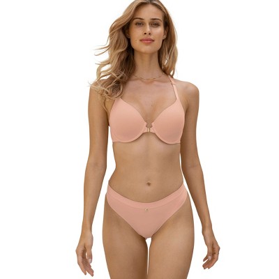 VENUS Womens Front Close Lace Back Bra