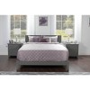 AFI Furnishings Orlando Full Traditional Bed with Open Footboard and Turbo Charger in Grey - 2 of 4