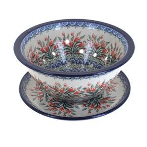 Blue Rose Polish Pottery 470 Ceramika Artystyczna Berry Bowl - 1 of 1