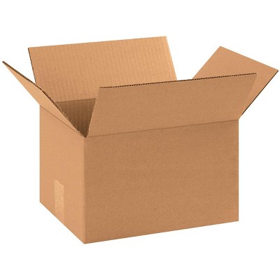 The Packaging Wholesalers Corrugated Boxes 11 1/4" x 8 3/4" x 8" Kraft 25/Bundle BS110808SC