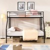 TiramisuBest Durable Metal Bunk Bed in Sleek Black - A Stylish and Reliable Choice - 2 of 4